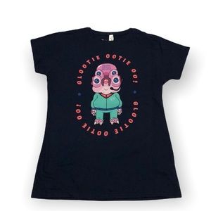 Rick and Morty Glootie Blue Short Sleeve Women’s Shirt Size XL